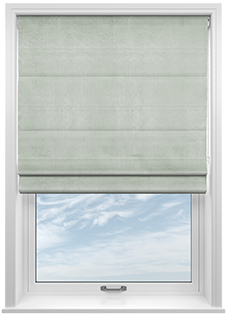 Odessa Velvet, Smoke - Roman Blind